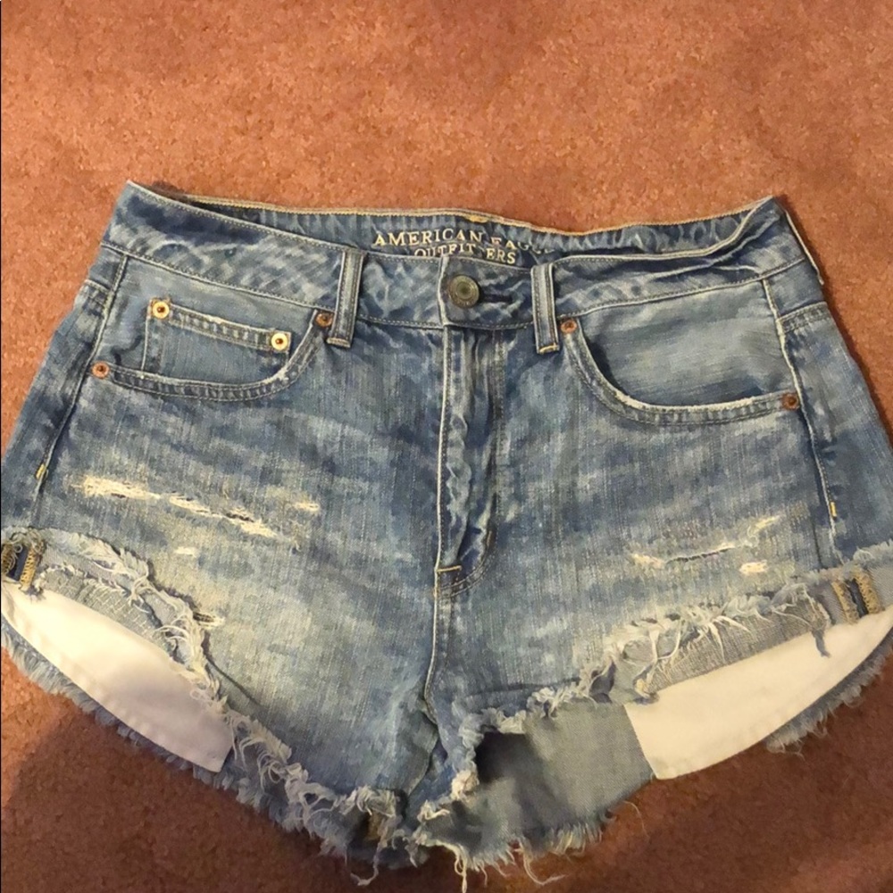 American Eagle Hi-Rise Festival Shorts
